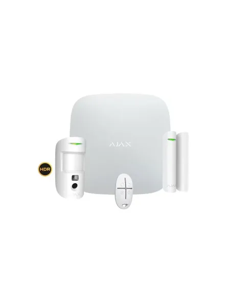 Ajax StarterKit Cam | Wireless Alarm Kit with Camera