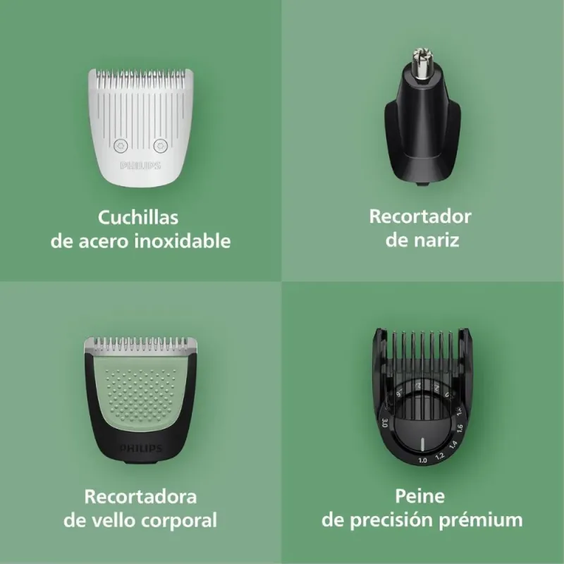 Philips Recortadora Serie 9000 MG9556/15 - 19 en 1 con OneBlade