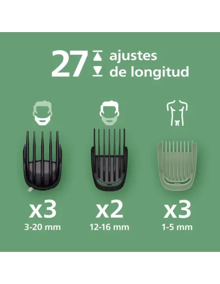 Philips Recortadora Serie 9000 MG9556/15 - 19 en 1 con OneBlade