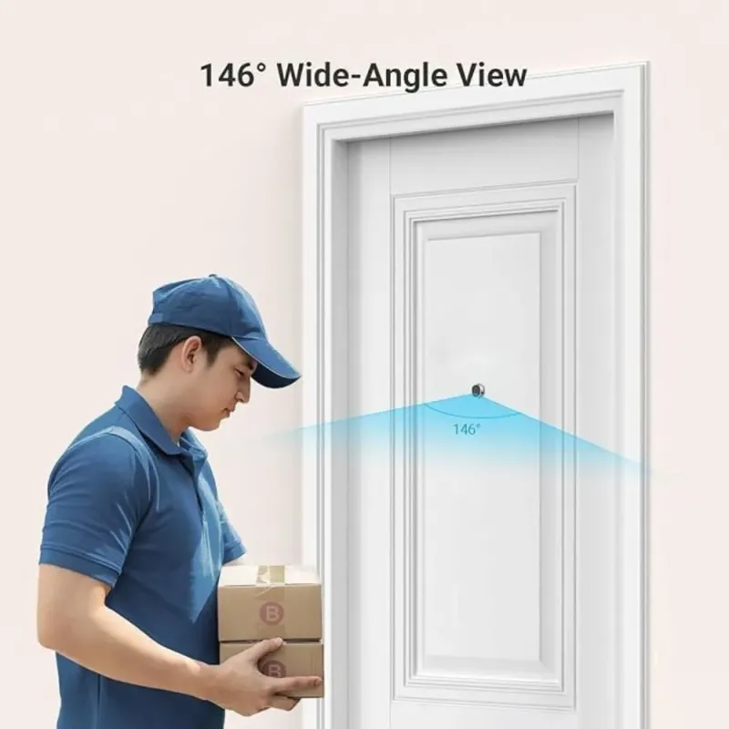 EZVIZ HP2 Mirilla Inteligente Inalámbrica Plata - Vigilancia 1080p