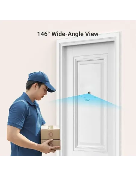 EZVIZ HP2 Mirilla Inteligente Inalámbrica Plata - Vigilancia 1080p
