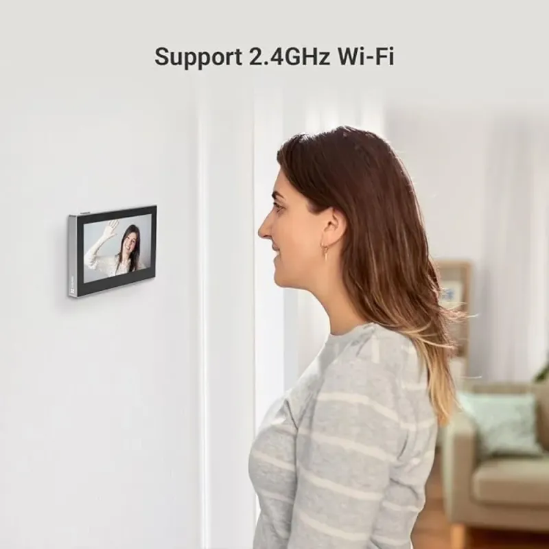 EZVIZ HP2 Mirilla Inteligente Inalámbrica Plata - Vigilancia 1080p