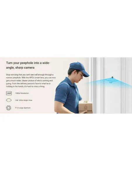 EZVIZ HP2 Mirilla Inteligente Dorada WiFi Full HD 1080p
