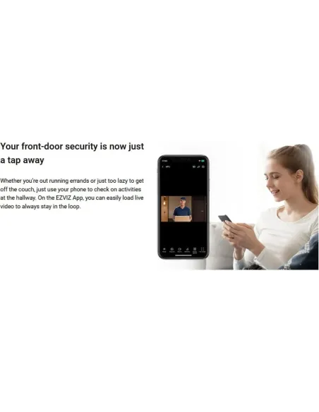 EZVIZ HP2 Mirilla Inteligente Dorada WiFi Full HD 1080p