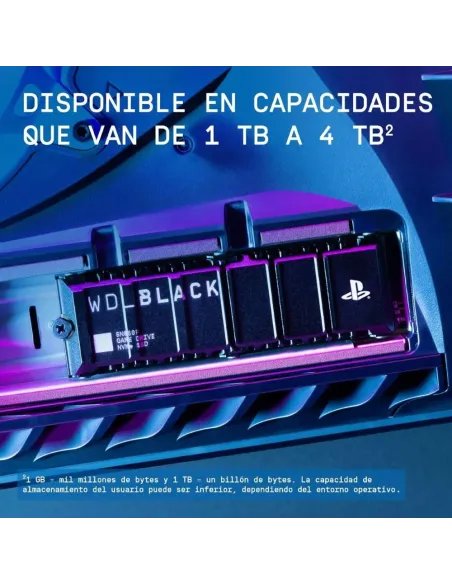 WD Black SN850P 1TB - SSD PS5 Oficial Ultrarrápido