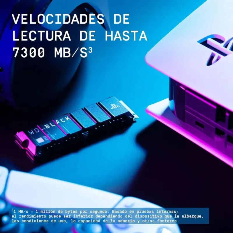 WD Black SN850P 1TB - SSD PS5 Oficial Ultrarrápido
