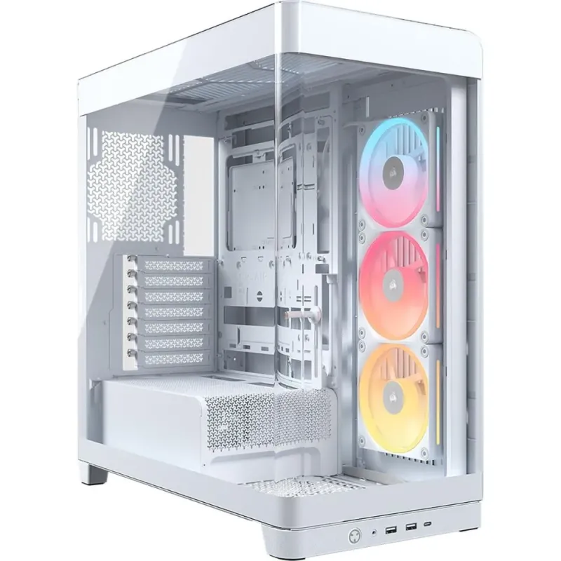 Corsair Frame 4500X LX-R RGB Link Cristal Panorámico Blanca