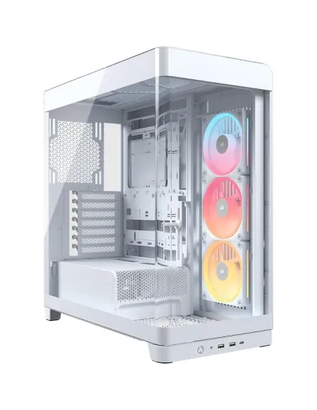 Corsair Frame 4500X LX-R RGB Link Cristal Panorámico Blanca