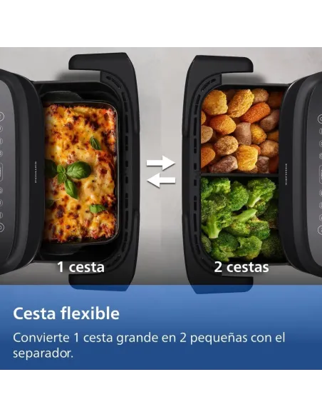 Philips Dual Basket Airfryer 1000-7 Series: 7.1L Double Air Fryer