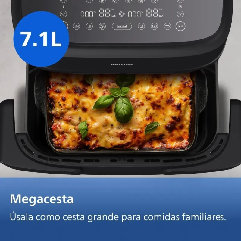 Philips Dual Basket Airfryer 1000-7 Series: 7.1L Double Air Fryer