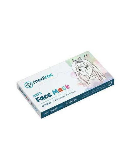 Mascarilla for children Mediroc STL3PLYKIDS Type 2 10 units ▶️