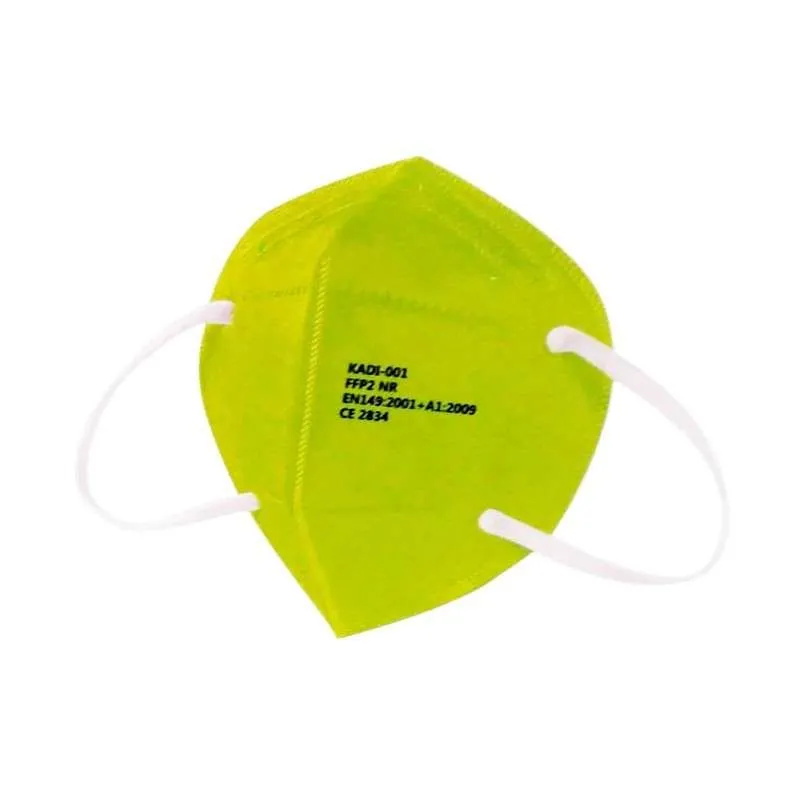 Mascarillas FFP2 Verdes 25 Uds | Certificado CE MundoSalud - TiendaCPU