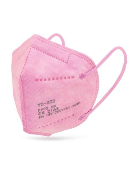 MediaSanex FFP2 Masks Pink 25 Pack | CE Certified PPE - TiendaCPU