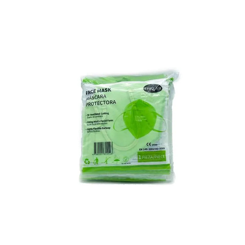 Buy MundoSalud FFP2 Masks Green 25 Pack | CE Certified PPE - TiendaCPU
